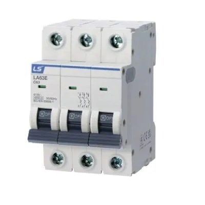 کلید LS مینیاتوری،3 پل،3 فاز ،32 آمپر،6 کیلو آمپر سری LA