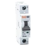 کلید مینیاتوری جریان مستقیم DC برند RAAD رعد تک پل 20 آمپر 10 کیلو آمپر منحنی C سری RB MD
